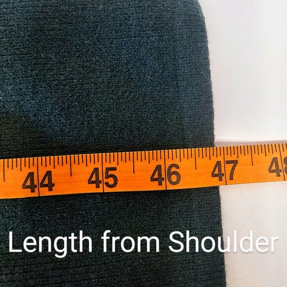 IDEM DITTO OVERSIZED 3/4 DOLMAN SLEEVE FOREST GREEN SWEATER DRESS SZ SM 1CALLOUT - Picture 10 of 10